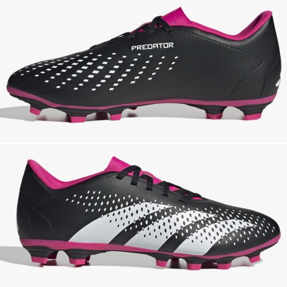 ⚽️ Adidas, Predator Accuracy.4 Flexible, M Sz 11/W Sz 12, Ground Soccer Cleats